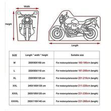 摩托車/機車防水防曬防塵雨罩 (1件裝)，適用於 Vespa LX、LXV、Sprint、GTS、GTV 50/150/250/300/300ie 及其他車型 - 摩托車罩 - 查看 7