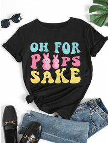 Women T-Shirts - Black - View 5