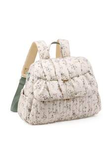 Floral Diaper Bag Backpack For Mom And Dad, Quilted Baby Bag Changing Bag For New Born Boys And Girls, Baby Essential - Multicolor - View 18