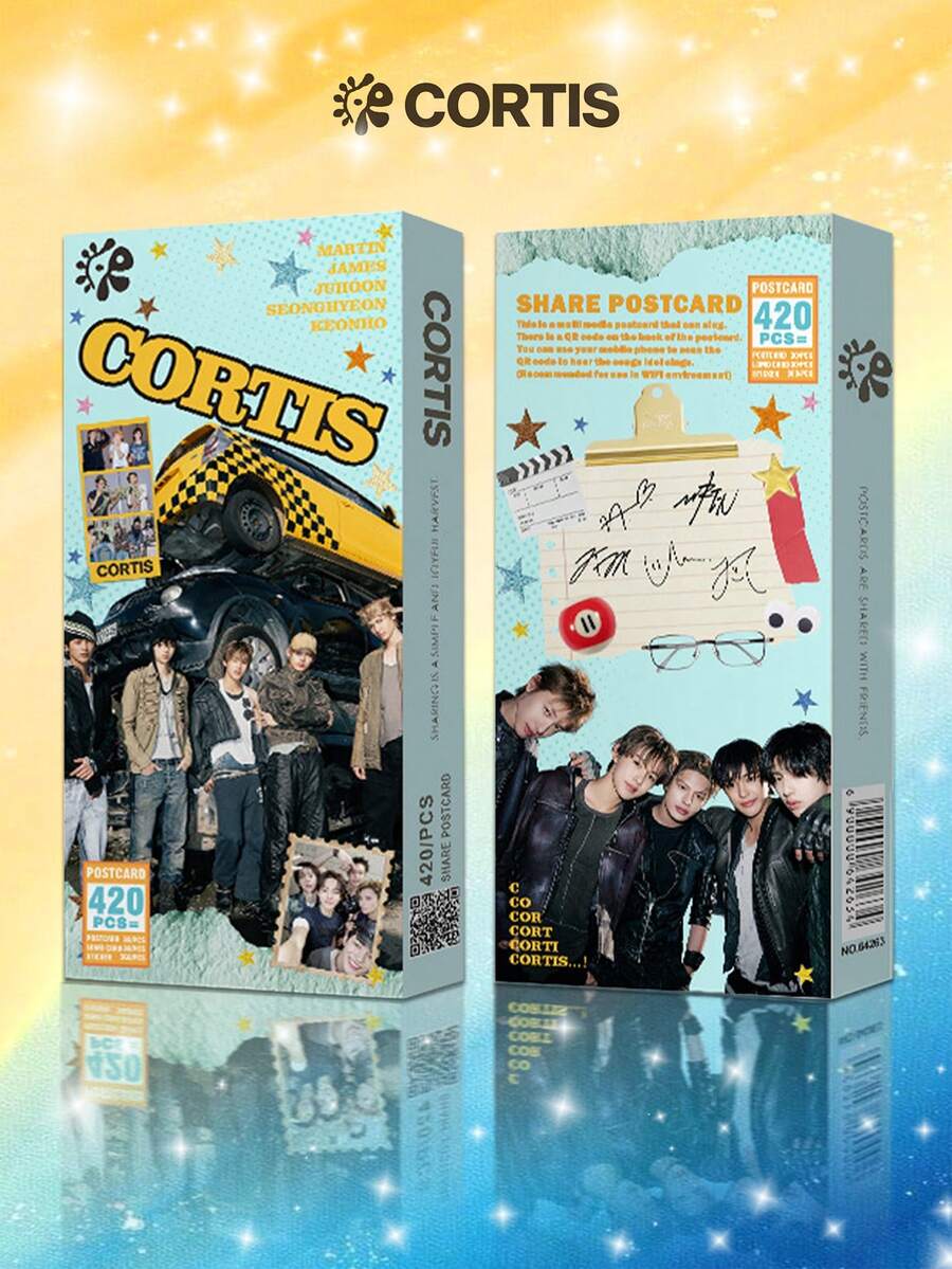 Laser Photo Cards, K-Pop Group Self-Shot Celebrity Photo Cards, Fan Merchandise LOMO Cards - Multicolor - View 1