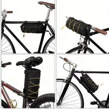 Bicycle Frame Bag, Mountain Bike Front Beam Bag, Frame Tube Bag, Rear Tail Bag, Waterproof Multifunctional Cycling Bag, Portable Multi-Use Front-Mounted - Multicolor - View 6