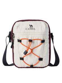 CAMEL CROWN 可折叠大容量旅行背包，短途旅行及健身收纳包 - 酒紅棕 - 查看 7