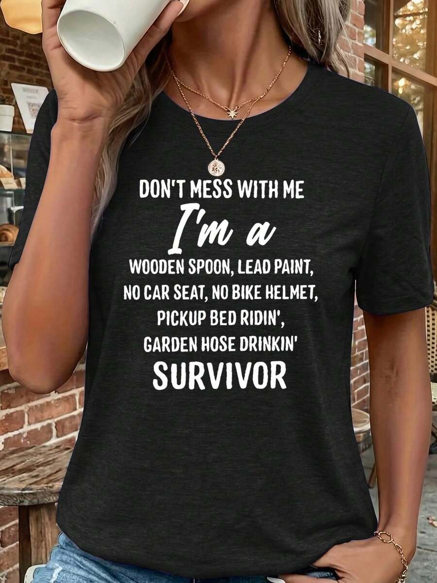 Women T-Shirts - Black - View 1
