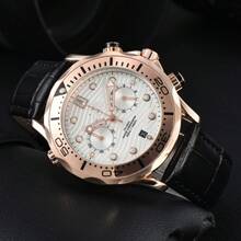 High-End 2024 Foreign Trade Men's New Watch, Six-Hand Multifunctional Sports Fashion Quartz Watch, Wholesale From Manufacturer - 19 - View 1