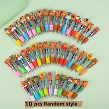 6/10 PCS Capybara Cartoon Neutral Pen Cute Theme Party Gift Multicolored Cartoon Mini Pens Adorable Capybara Fun Gift Bulk Pack - Multicolor - View 12