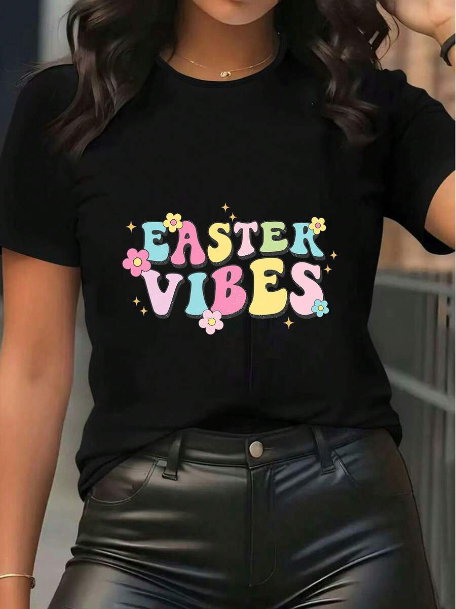 Women T-Shirts - Black - View 1