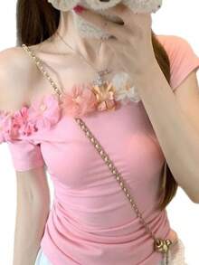 Women Tops - Yellow - View 4
