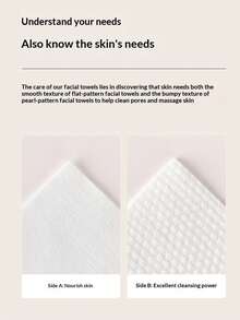 Soft And Gentle Facial Towel – Thickened Pull-Out Patterned Pearl Face Wipes, Available In 30/90/150 Sheets. Extra Thick And Non-Tear, Suitable For Dry & Wet Use. Ideal For Daily Cleaning, Makeup Removal, Pet Care, And Many Other Purposes. - Multicolor - View 7