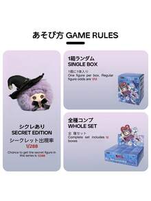 MayMei Crazy Circus Series Blind Box | Cute Gothic Style Anime Figure | Collectible Art Doll | Desk Decor & Bag Charm | Birthday Halloween Christmas Gift (12 Regular + 3 Hidden Versions) - Multicolor - View 3