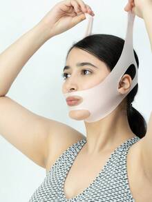 1pc Women's Face Mask Facial Bandage Sleep Mask Face Sculpting Suitable For Daily, Home, Office Or Gym Wear - Multicolor - View 14