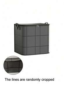 1pc Black, Thick Large Storage Bag - Made Of High-Strength, Tear-Resistant Woven Fabric; Strong Stitching, Dustproof And Moisture-Proof; Foldable And Stackable; Perfect For Travel, Moving, And Bedroom Storage. A Great Home Organization Helper, Space-Saving And Practical. - Multicolor - View 12