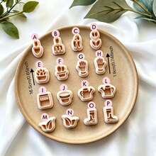 Spring Garden Polymer Clay Sculpting Tools, Garden Series Earring Making Tool Set, Clay Jewelry Making Tools For Handmade Earrings And Necklaces, Suitable For Pottery And Crafting - Apricot - View 15