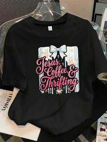 Halloween Graphic T-Shirt - Black - View 1