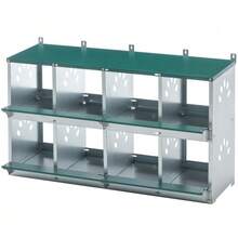 Chicken Nesting Boxes With Nesting Holes And Legs, Including Cover For Outdoor Use ( / Poultry Farm) - 8 lubang - View 8