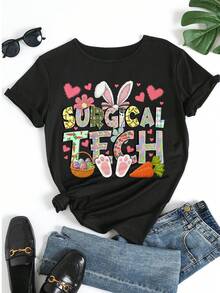 Women T-Shirts - Black - View 5
