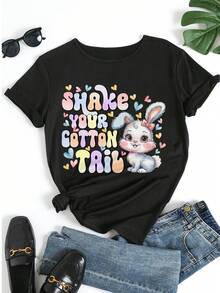 Women T-Shirts - màu đen - Xem 5