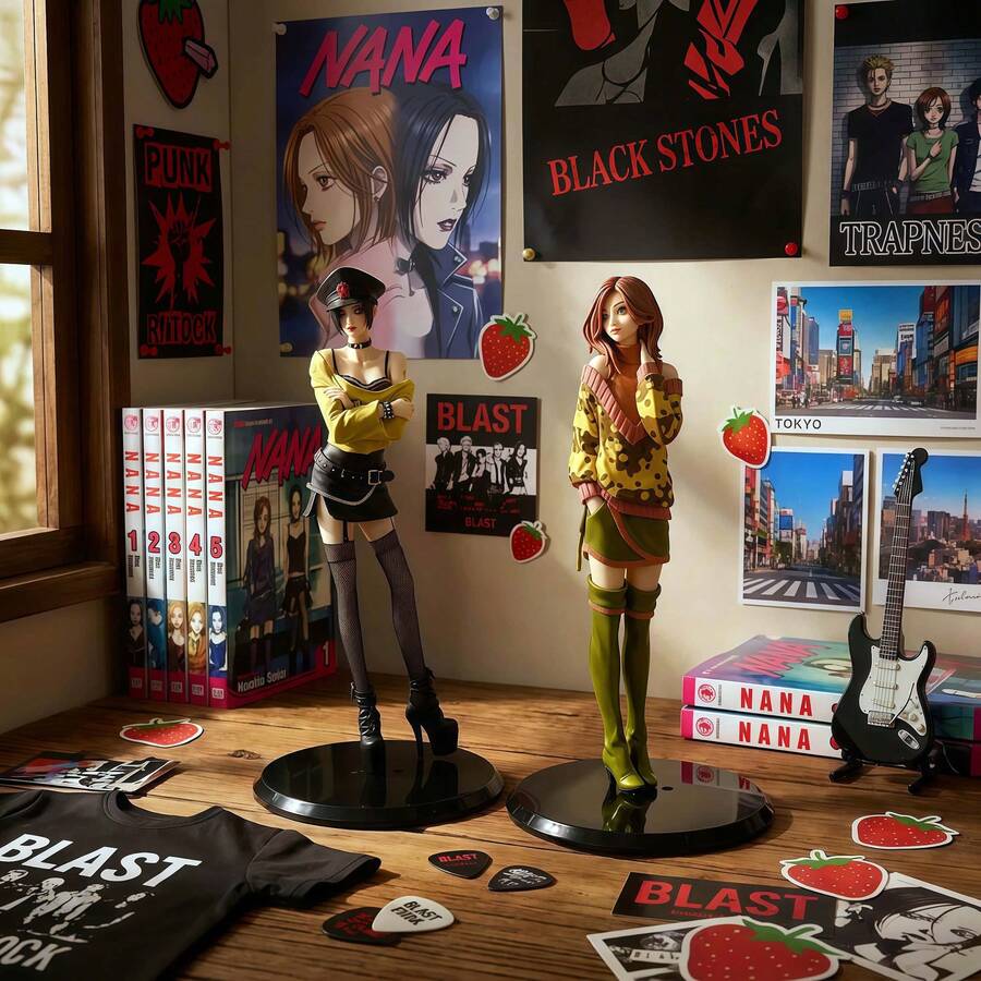Bộ mô hình anime NANA - Tượng PVC sưu tập Nana Osaki & Nana Komatsu