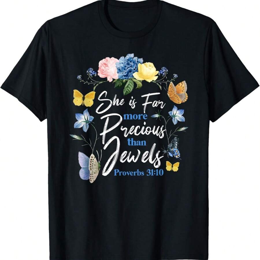Women T-Shirts - Black - View 1