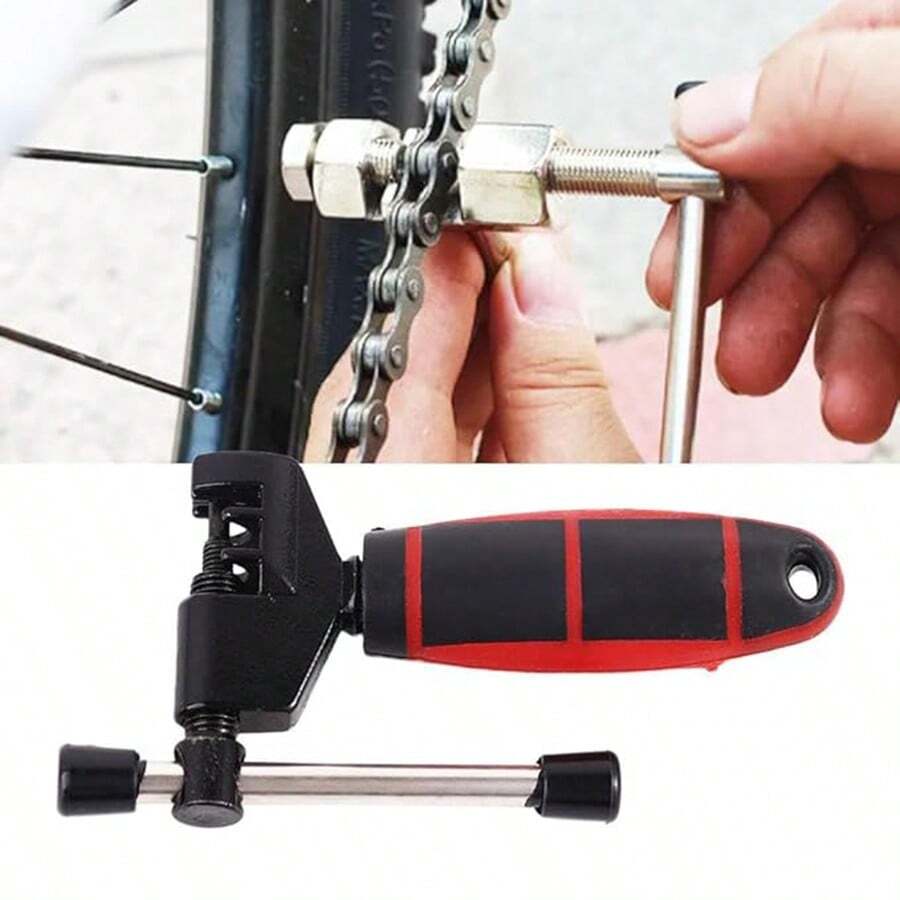1件裝 腳踏車鏈條斷鏈器 鏈條拆卸器 便攜式鋼製鏈條分離器 腳踏車維修工具 - 彩色 - 查看 1