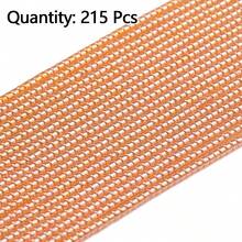 215顆 2mm 多色迷你玻璃種子珠 DIY 珠寶製作項鍊、手鍊、耳環手工串珠配件材料 - DIY串珠 - 查看 15