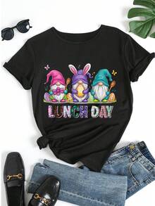 Women T-Shirts - Black - View 5