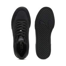 Puma Patchwork Fabric Lace-Up Low-Top Casual Shoes - Black - View 4