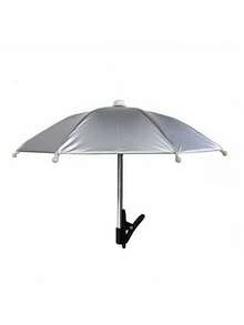 1/2pcs Mini Portable Sunshade Umbrella With Universal Clip Holder, Outdoor Sun Protection For Phones, Kindle, Navigation Devices, Anti-Glare Phone Screen Cover, Rain & Sun Proof, Essential For Travel - Multicolor - View 23