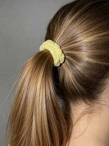 5/10/20/40 phụ kiện tóc mùa hè cho nữ, dây buộc tóc scrunchies chiffon màu trơn, phong cách dịu dàng nữ tính dễ thương cho học sinh mùa tựu trường, trẻ trung, buộc tóc đuôi ngựa, phụ kiện tóc đi biển tươi mới, có thể dùng làm dây đeo tay, dây chun buộc tóc tinh tế dễ thương màu kẹo ngọt - Nhiều màu - Xem 4