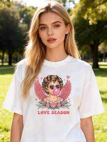 Kvinnor T-shirts - Vitt - Visa 1