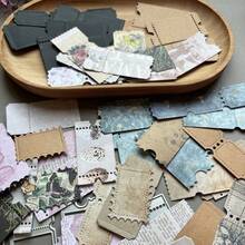 1 Set Cetakan Pemotong Perangko Vintage, Seri Retro, Templat Stiker Label, Cetakan Kertas Kerajinan Embossing, Cetakan Pemotong Kreatif, Cetakan Kertas Embossing untuk Kartu, Album, Kerajinan, Scrapbooking DIY, Pembuatan Hadiah Buatan Tangan - perangko - View 10