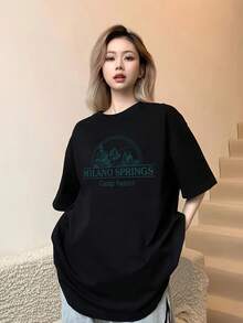 Women T-Shirts - Black - View 2