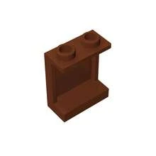 Piezas de bloques de construcción de Panel de pared, piezas de bloques de construcción, juguetes educativos, tecnología, Compatible con MOC, 20 piezas, 87552, 4864, 1X2X2, LDD 87552 - marrón - 20 unidades - Ver 11