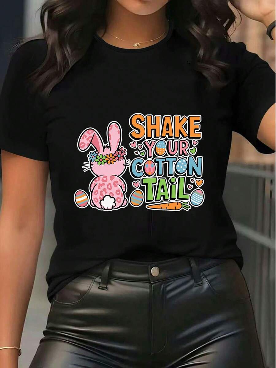 Women T-Shirts - Black - View 1