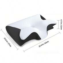 Memory Foam Butterfly Pillow, Ergonomic Neck Support And Relaxation Function, Suitable For Back/Side Sleepers, Helps Improve Sleep Quality, Great Gift For Family, Suitable For All Seasons - Horn Pillow - View 9