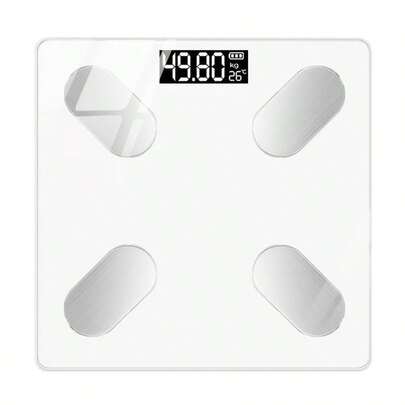 A High-Precision Electronic Scale For Home Use Made Of Glass, Featuring A Four-Point Sensor, Kilogram/Pound Unit Conversion, And Anti-Slip Design.