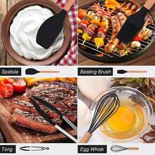 12Pcs Silicone Cooking Spoon Tools Kitchen Cookware Nonstick Baking Utensils Set - Default - View 7
