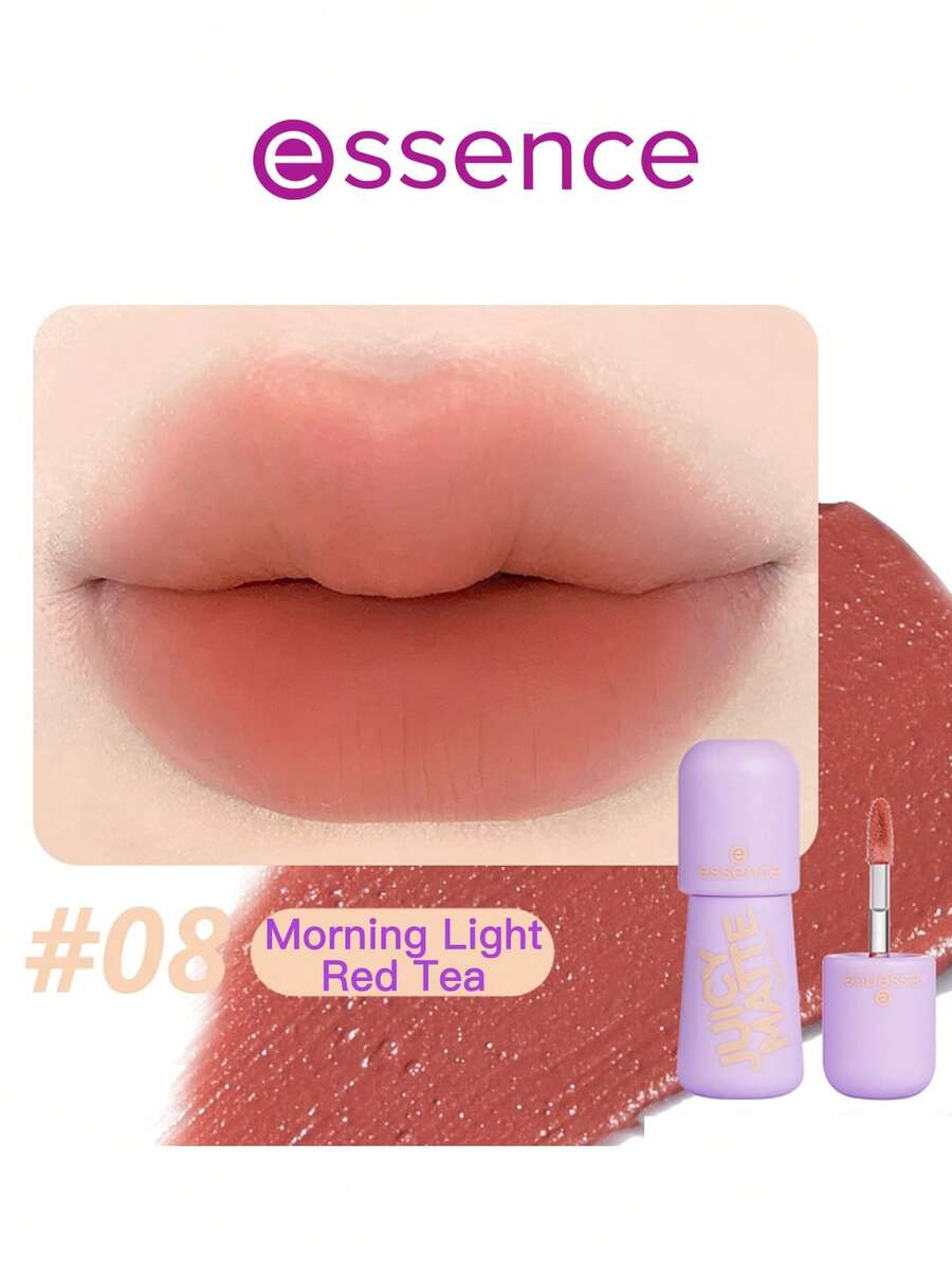 Essence Glow 保濕 Bobo 唇泥搭配 Boscia 唇釉保濕 - #8 Morning Glow 紅茶色 2.6g