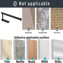 Self-Adhesive Under Cabinet Wall Mounted Paper Towel Holder, Kitchen Paper Towel Rack, Ideal For Paper Towels, Kitchen, Bathroom, Sink, Pantry And Refrigerator, Kitchen Supplies - Multicolor - View 7