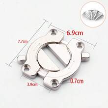 1/2 Peças Conectores de Fivela de Mesa Resistentes, Fechos e Trincos de Folha de Mesa para Extensão de Bancadas de Trabalho, Extensões de Móveis DIY (Liga de Zinco) - Tamanho único - Ver 2
