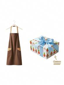 1 pièce Tablier personnalisé esthétique et sur mesure - Détails de broderie vintage crème française - Compagnon de cuisine atmosphérique convenant au style Wabi-Sabi pour la maison - Cadeau émotionnel et sincère parfait pour les moments créatifs - Multicolore - Voir 11