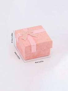 1pc Pink Gift Box, Magnetic Closure Foldable Rectangular Gift Box With Lid, Suitable For Proposal, Wedding, Bachelorette Party, Christmas, Halloween, Birthday Gift Packaging - Multicolor - View 9