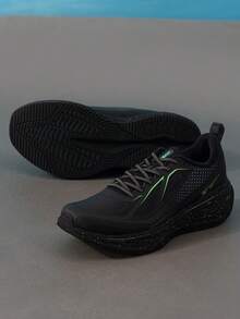 XTEP ACE Technology 3.0 Shock-Absorbing Lightweight Running Shoes, Men Outdoor Road Running Sports 975419370054 - Black - View 2