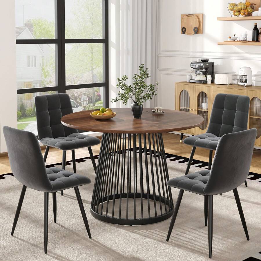 Mesas de comedor - Negro - Ver 1