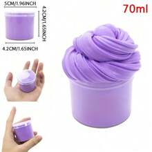UINLE Baby 1pc/5pcs Kit Pembuatan Slime DIY, Warna Macaron Segar, Tekstur Cloud Butter Super Lembut Tidak Lengket, Stoples Kecil 70ml Kemasan Terpisah, Mainan Remas Penghilang Stres, Cocok Untuk Kelas Kerajinan Anak, Permainan Pesta Dan Relaksasi Sehari-hari - MultiWarna - View 21