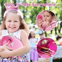 Girls Pretend Makeup Set, Princess Dress-Up Makeup Toy Set With Handbag, Wallet, Phone, Ideal Birthday Holiday Party Gift - Multicolor - View 9