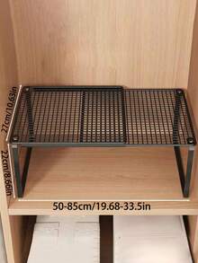 Expandable Under-Sink Storage Rack | Multi-Purpose Storage Rack For Kitchens, Cabinets, Wardrobes, And Shoes | Adjustable Shelving Unit, Suitable For Countertops And Wardrobes - Multicolor - View 5