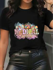 Women T-Shirts - Black - View 1