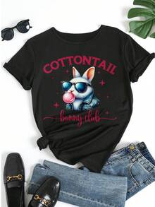 Women T-Shirts - Black - View 5