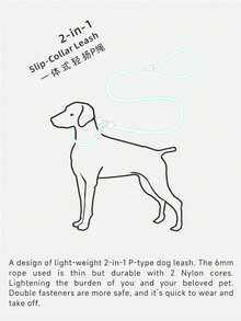 Dog Training Leash With Integrated Glow-In-The-Dark Finish, Anti-Burst, Behavior Correction, And Leash For Outdoor Walks. - Multicolor - View 12