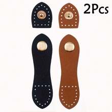 1Pc/2/4/5Pcs Artificial Leather Snap Buttons - Sew-On Fasteners, Suitable For DIY Crafts, Wallet And Handbag Closures, Phone Cases, Jackets And Notebooks, Clothing Sewing Zipper Buttons - Multicolor - View 19